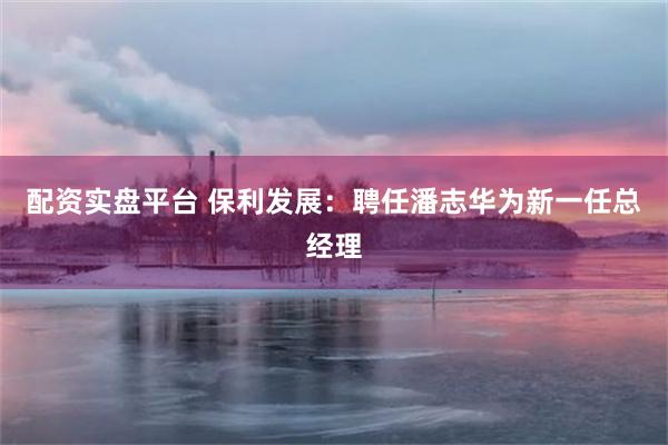 配资实盘平台 保利发展:聘任潘志华为新一任总经理