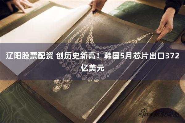 辽阳股票配资 创历史新高！韩国5月芯片出口372亿美元