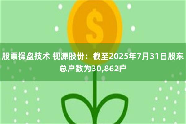 股票操盘技术 视源股份：截至2025年7月31日股东总户数为30,862户