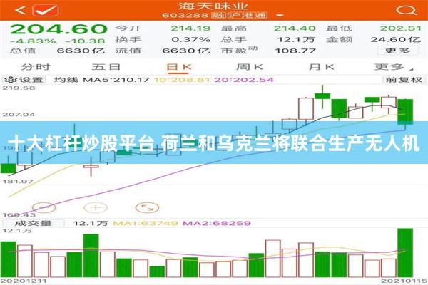 十大杠杆炒股平台 荷兰和乌克兰将联合生产无人机