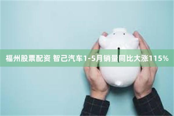 福州股票配资 智己汽车1-5月销量同比大涨115%