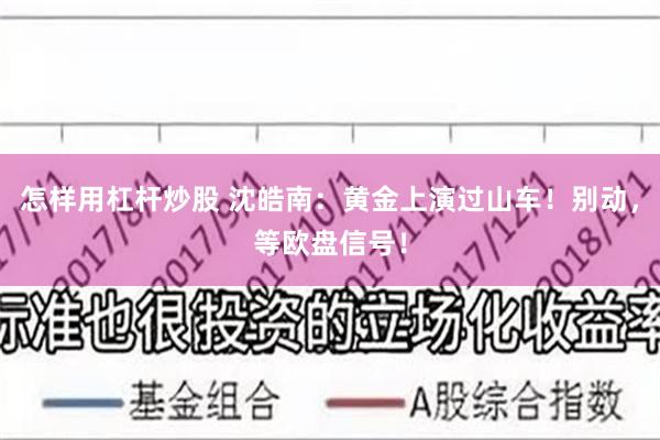 怎样用杠杆炒股 沈皓南：黄金上演过山车！别动，等欧盘信号！