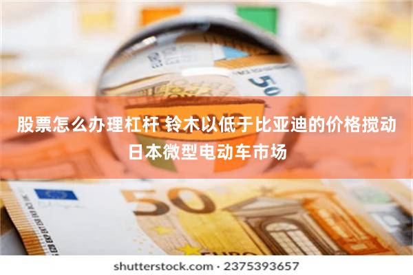 股票怎么办理杠杆 铃木以低于比亚迪的价格搅动日本微型电动车市场