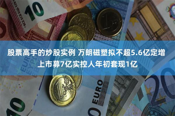股票高手的炒股实例 万朗磁塑拟不超5.6亿定增 上市募7亿实控人年初套现1亿